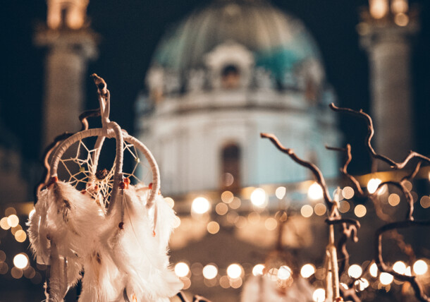     Christmas time in the city of Vienna / St. Charles' Church
